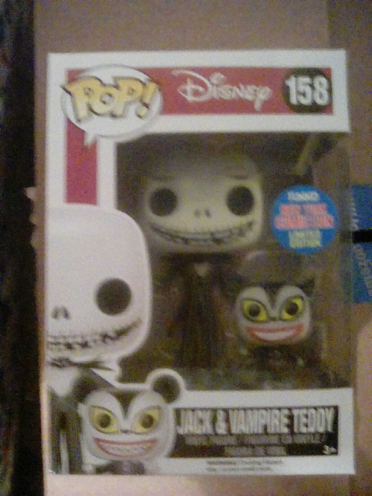 Funko POP! Disney The Nightmare Before Christmas Jack & Vampire Teddy #158 Exclusive