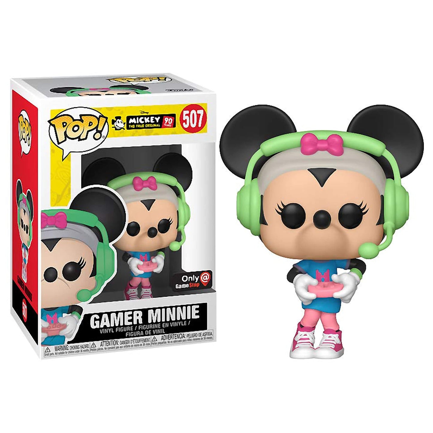 Funko POP! Disney Original Mickey 90 Years 507 Gamer Minnie Exclusive