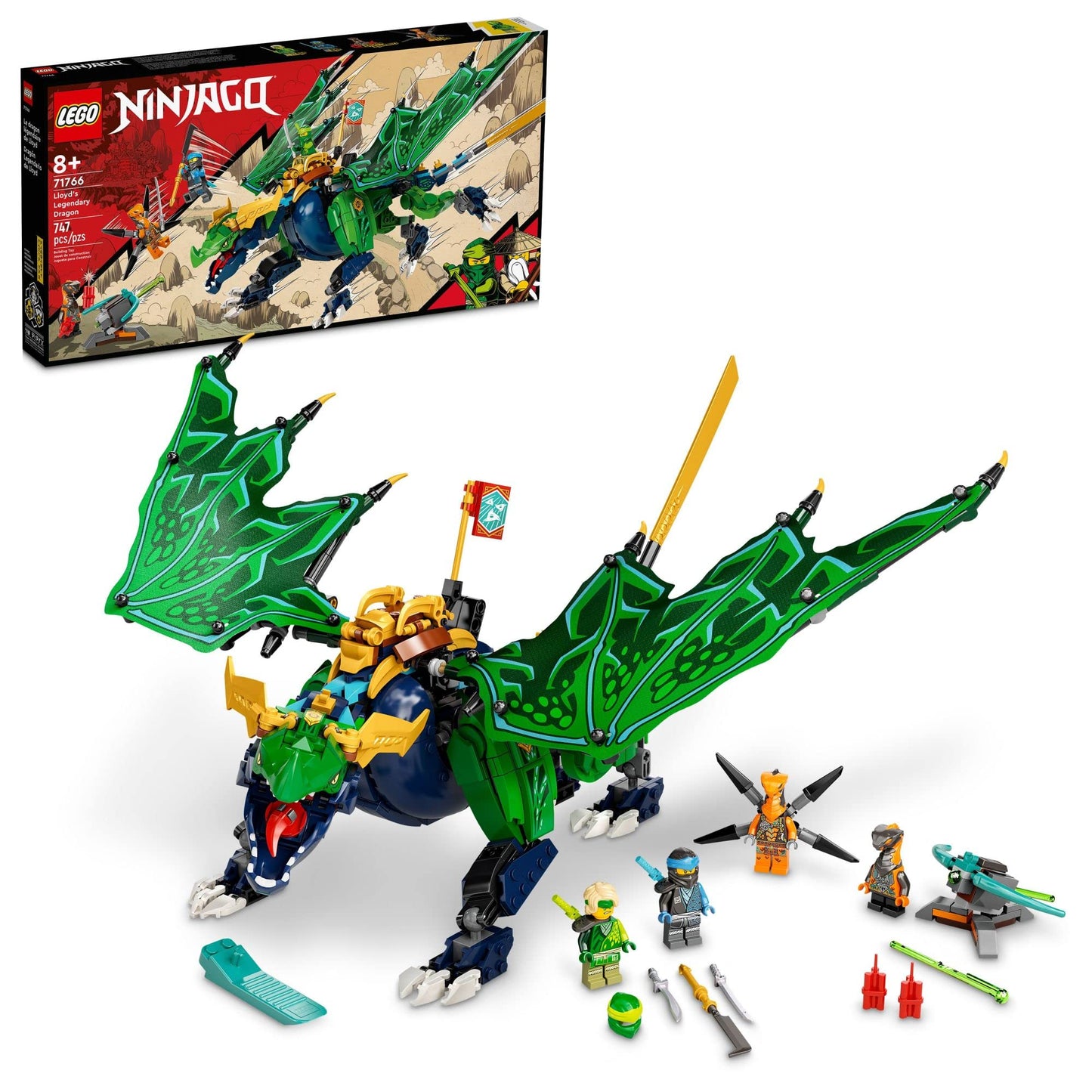 LEGO NINJAGO Lloyd’s Legendary Dragon 71766