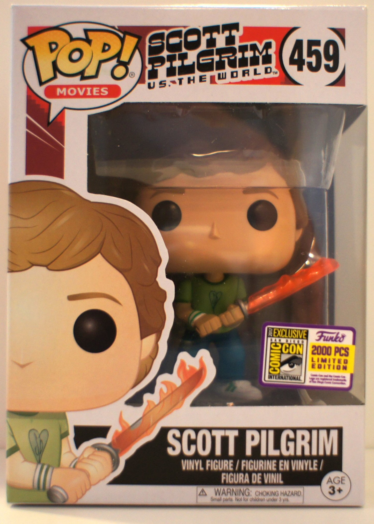 Funko POP! Movies Scott Pilgrim with Sword of Destiny #459 LE 2000 (SDCC 2017 Exclusive)