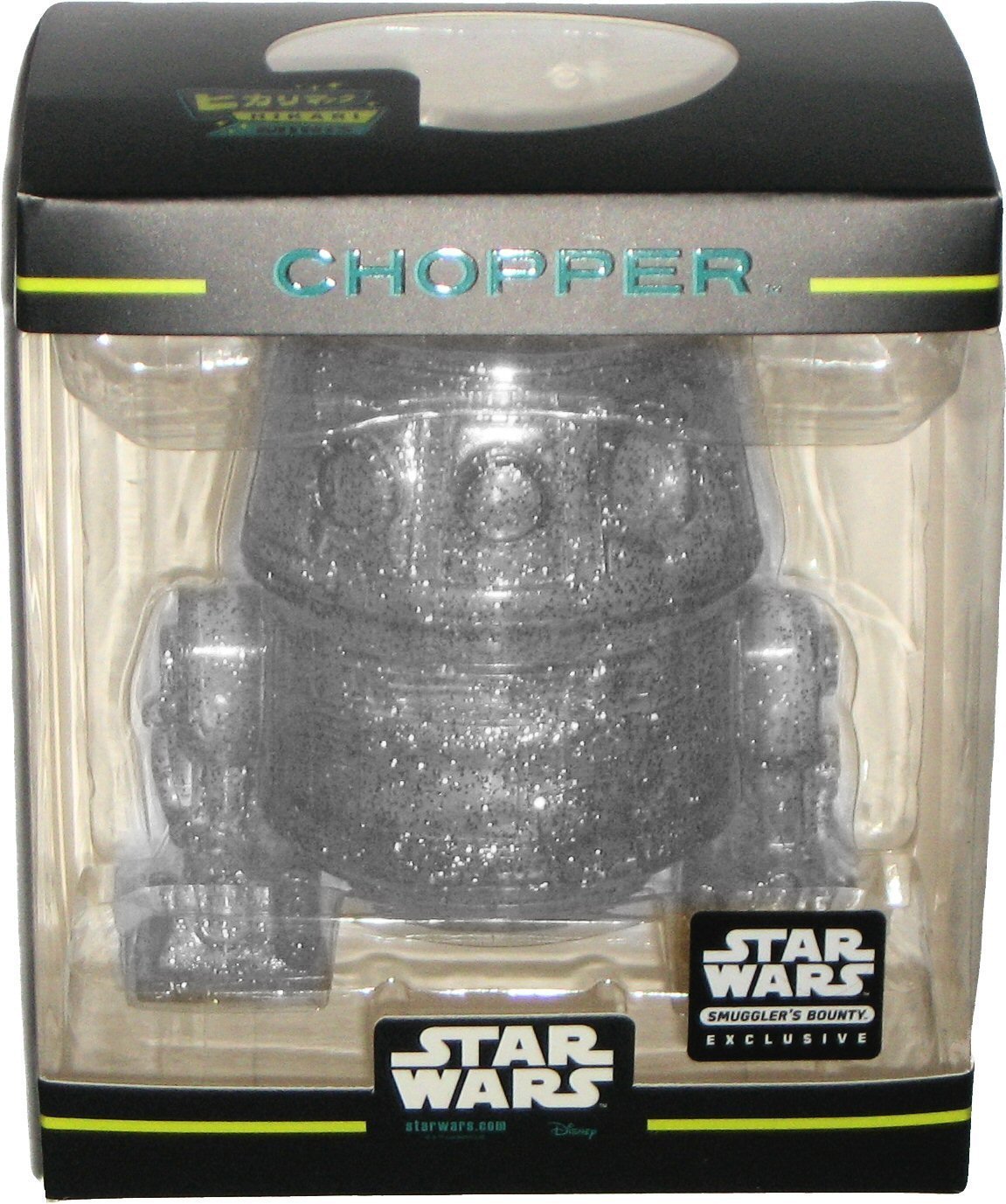 Funko Hikari Minis White/Silver Glitter Chopper Droid Star Wars Rebels Smuggler's Bounty March 2017 Exclusive