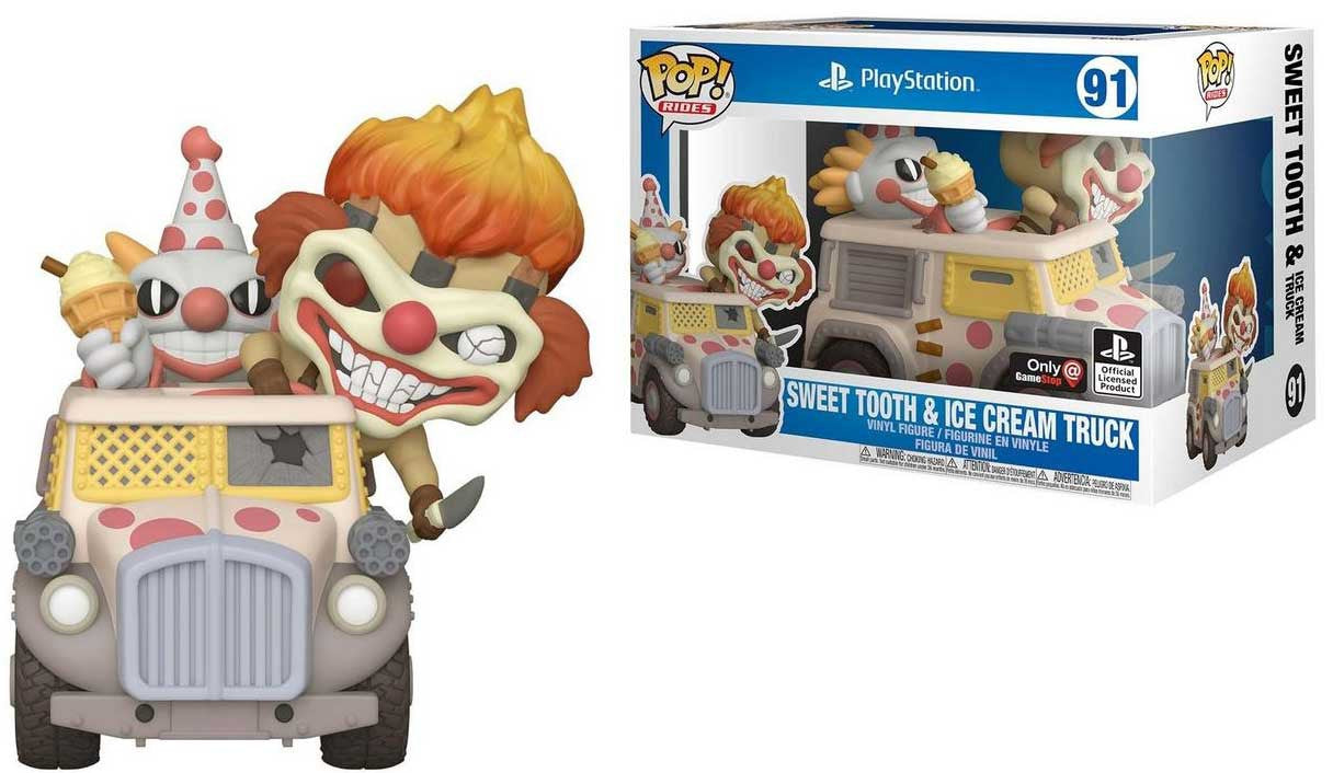 Funko POP! Rides Playstation Sweet Tooth & Ice Cream Truck #91 Exclusive