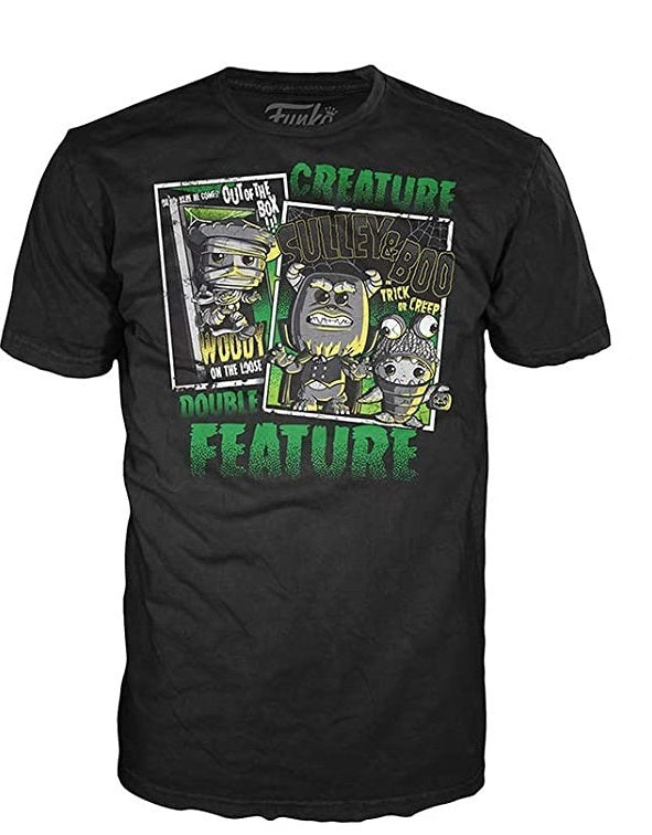 Funko POP! Tees Disney Pixar Halloween Creature Double Feature T-Shirt Size Medium