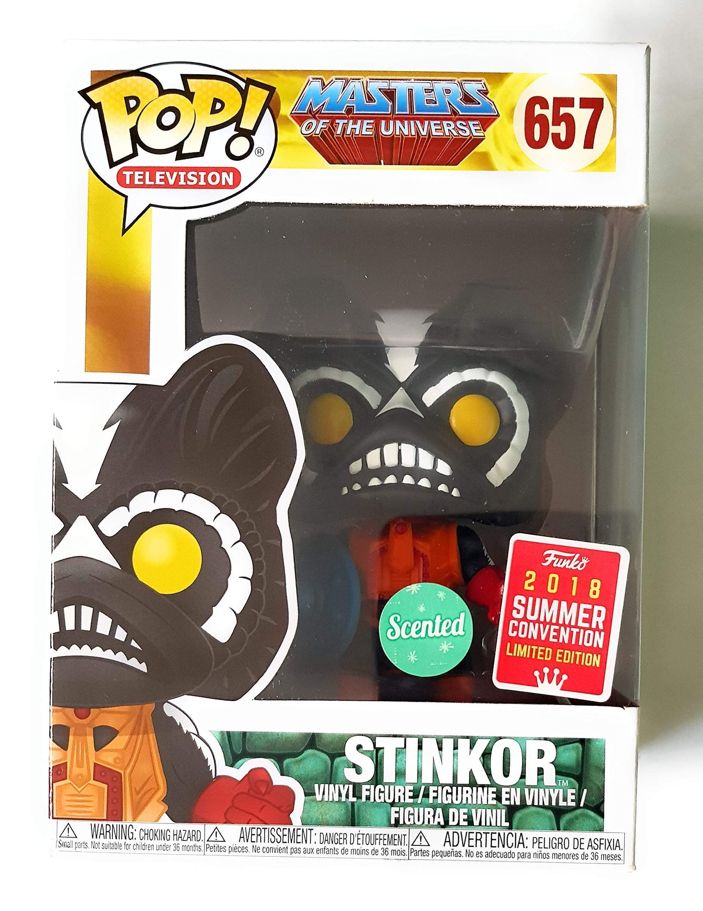 Funko POP! Masters of the Universe Stinkor Scented #657 (2018 Summer Convention Exclusive)