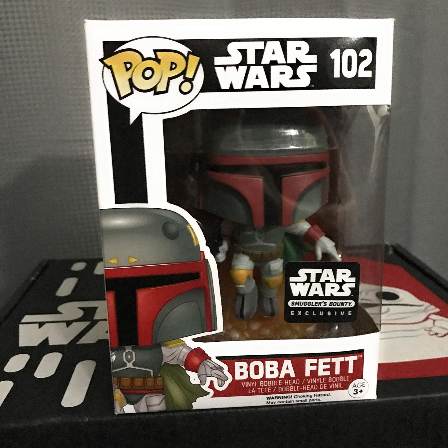 Funko POP! Star Wars: Boba Fett Action Figure Exclusive Smuggler's Bounty #102