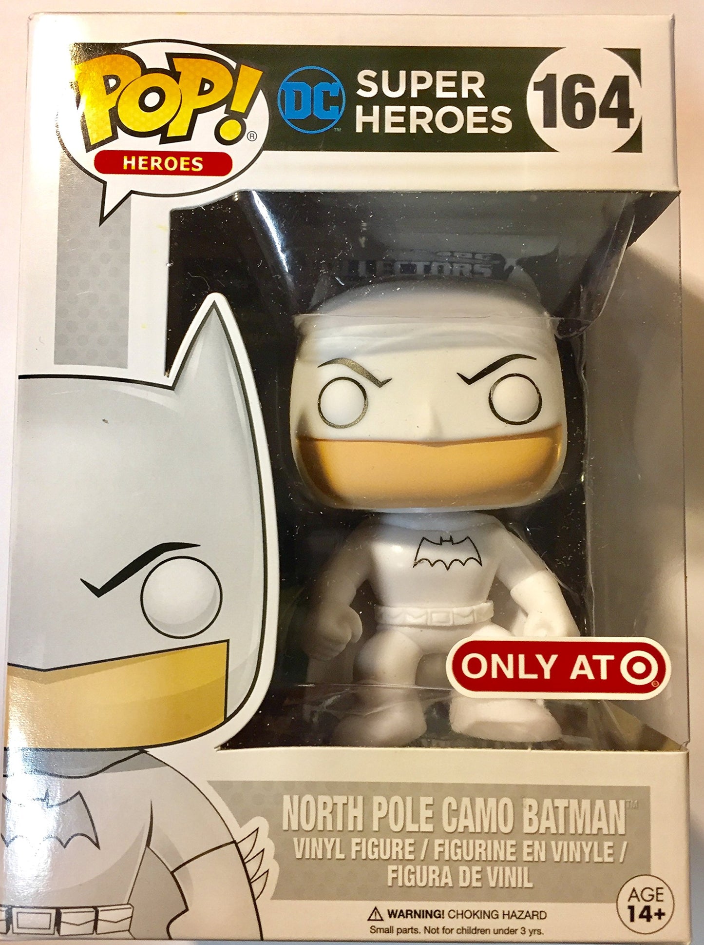 Funko POP! Heroes DC Super Heroes North Pole Camo Batman Exclusive #164