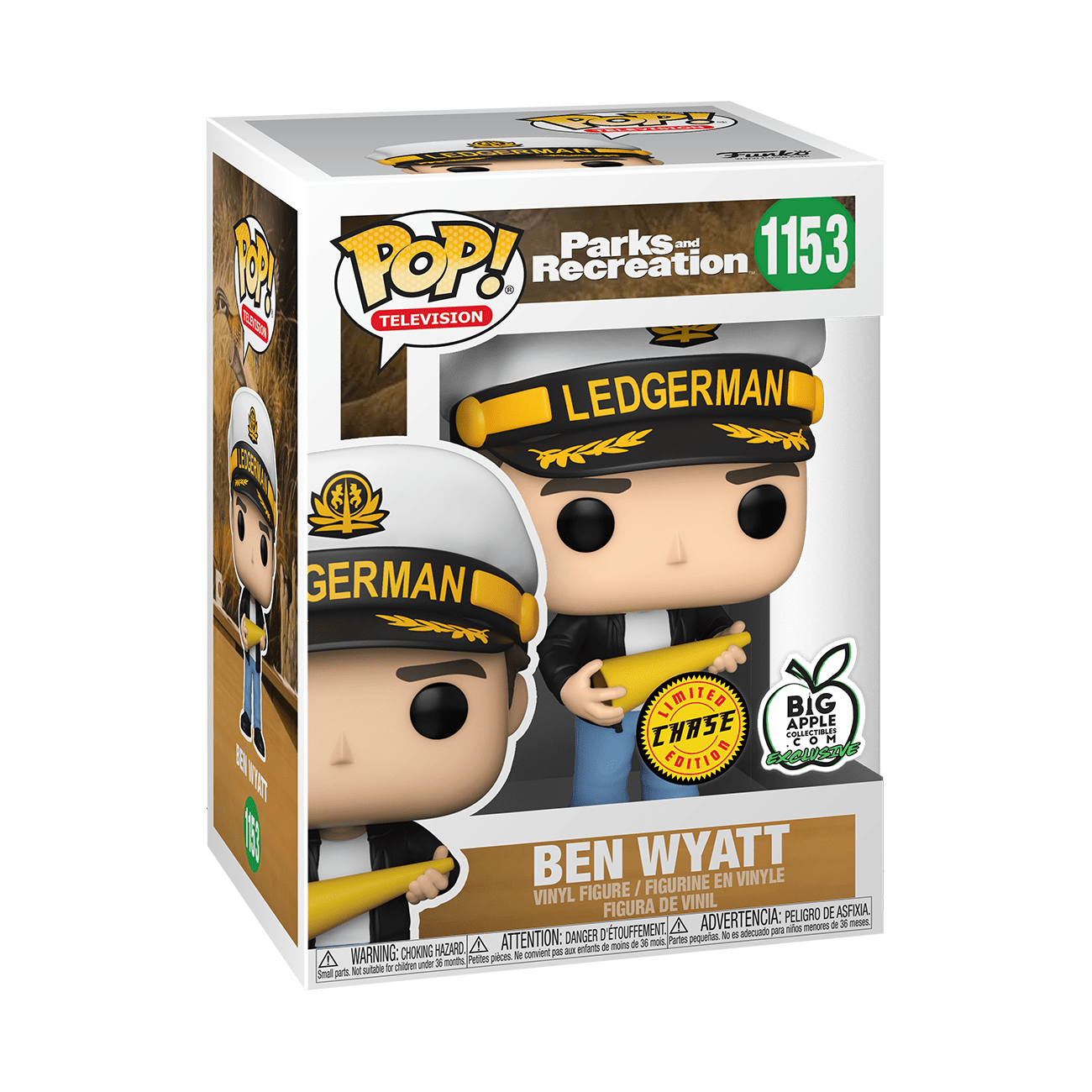 Funko POP! Television Parks And Recreation CHASE Ben Wyatt #1153 Exclusive