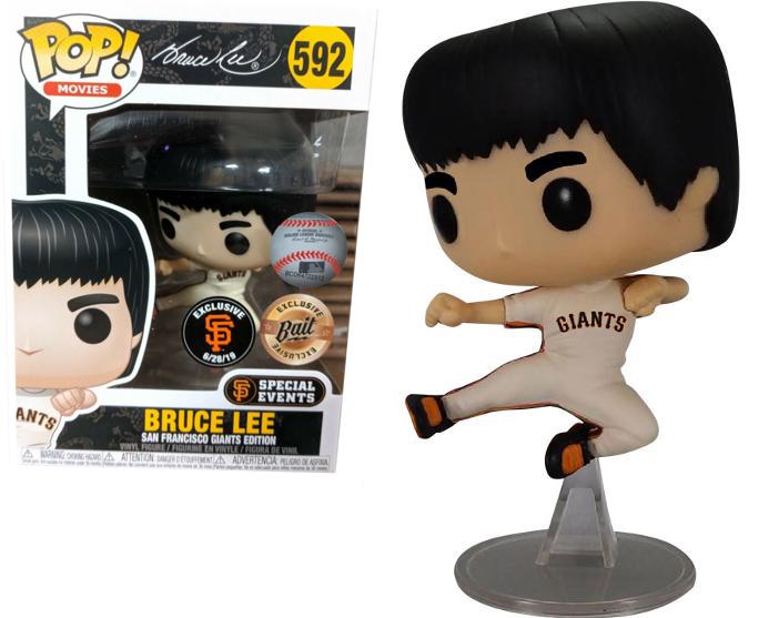 Funko POP! Movies Bruce Lee San Francisco Giants Flying Man #592 Exclusive