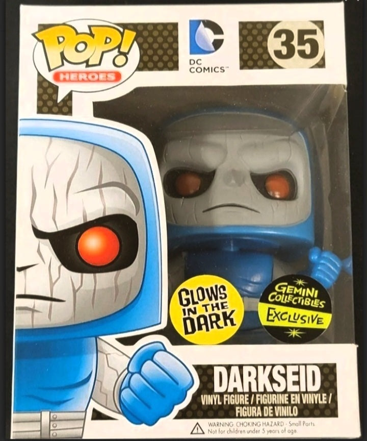 Funko POP! DC Heroes Darkseid #35 GITD Gemini Collectibles Exclusive