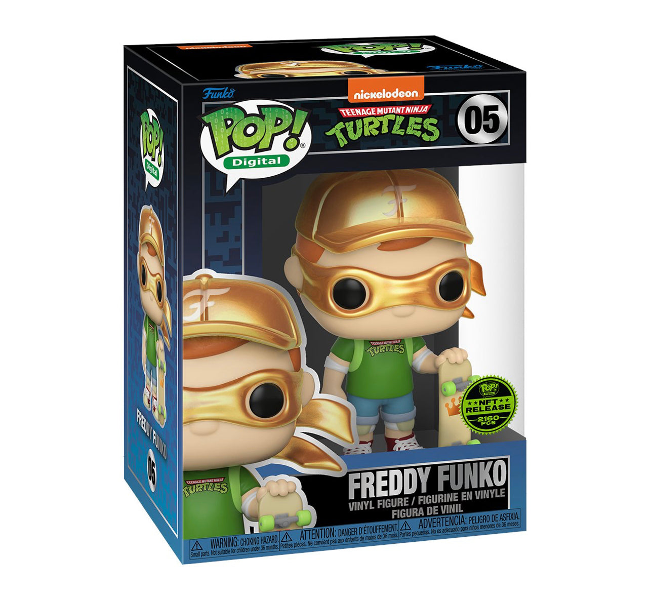 Funko POP! Digital Teenage Mutant Ninja Turtles Freddy Funko #05 LE 2160 Exclusive