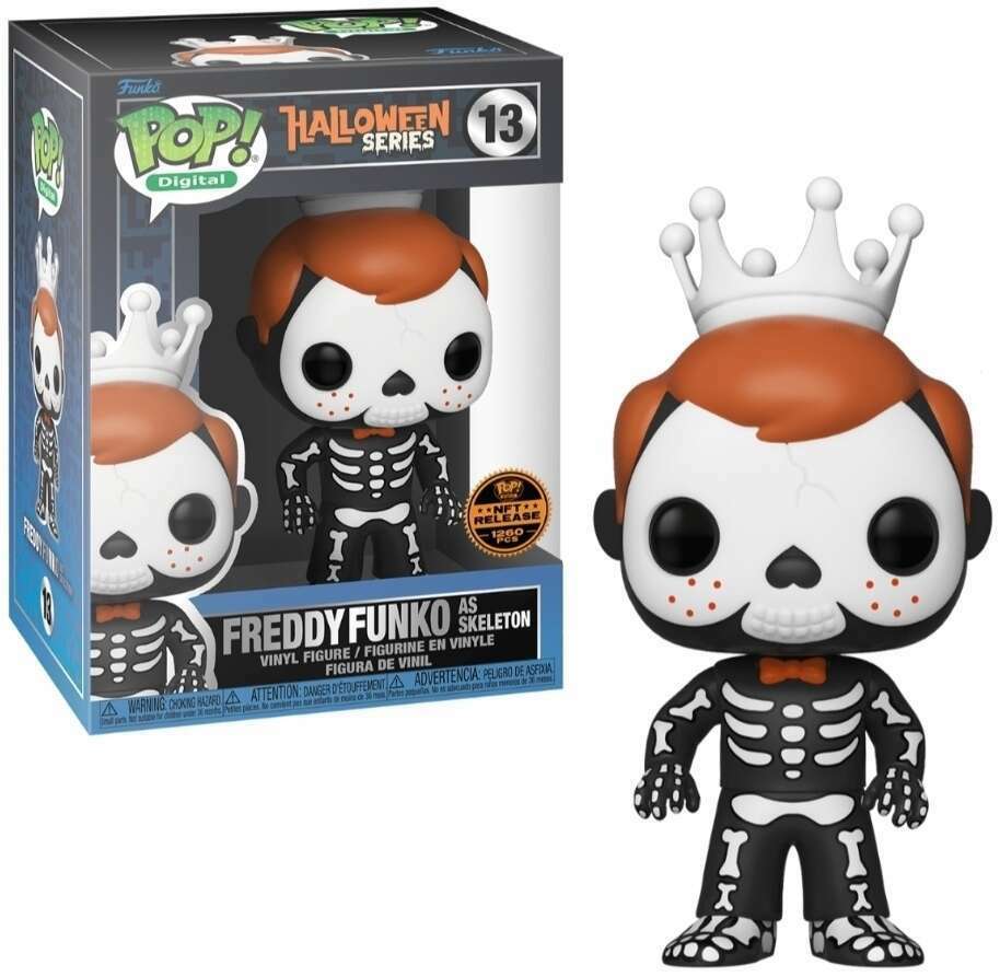Funko POP! Digital Halloween Series Freddy Funko As Skeleton #13 LE 1260 Exclusive