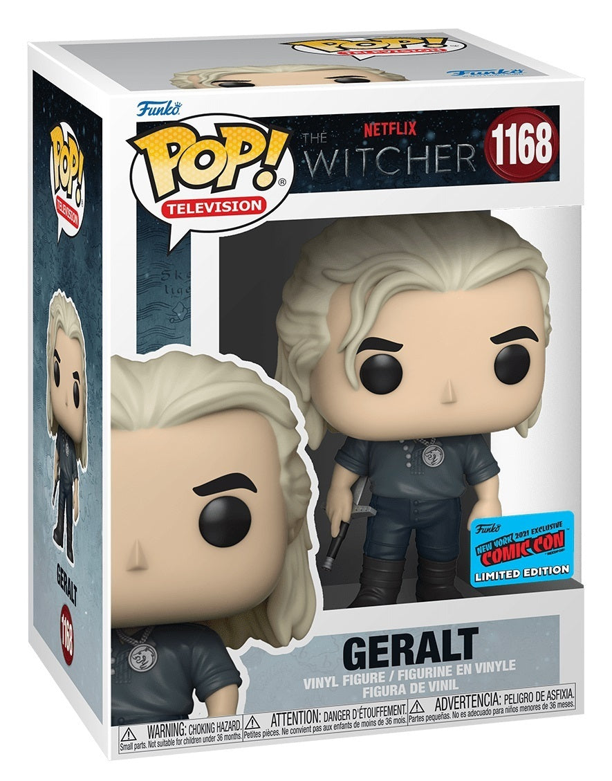 Funko POP! The Witcher Geralt #1168 NYCC Limited Edition Convention Sticker Exclusive