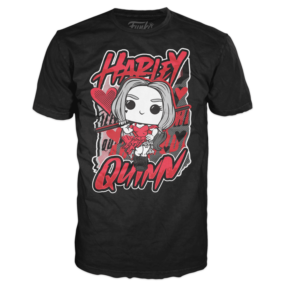Funko POP! Tee DC Suicide Squad Harley Quinn in Ripped Dress T-Shirt Size XL