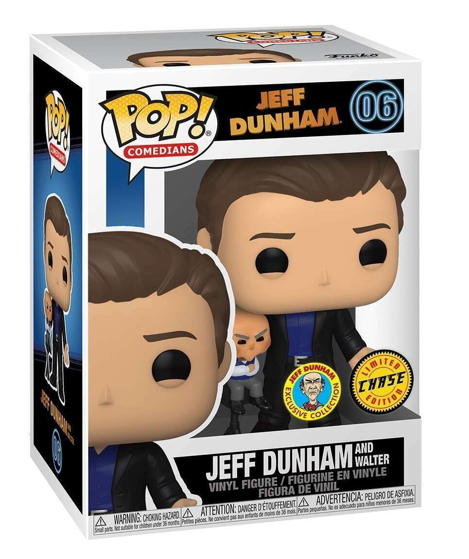 Funko POP! Comedians CHASE Jeff Dunham and Walter #06 Exclusive