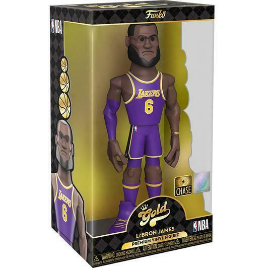 Funko GOLD NBA Lebron James (Purple Jersey and Shoes) Chase Limited Edition 12 inches