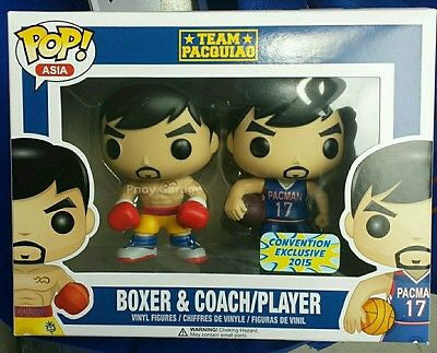 Funko POP! Asia Manny Pacquiao Boxer & Coach/Player 2-Pack Exclusive