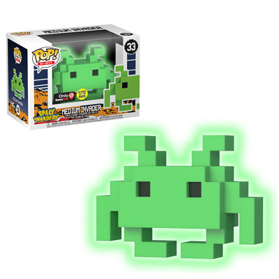 Medium Invader (Glow in the Dark) Funko Pop! 8-Bit Vinyl FIgure