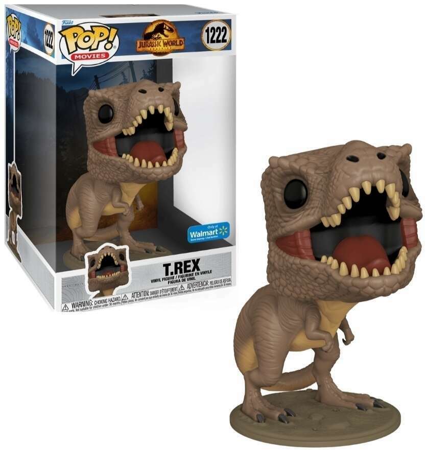 Funko POP! Movies Jurassic World Dominion 10 Inch T.Rex #1222 Exclusive