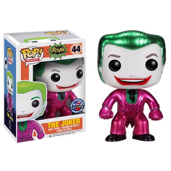 Funko POP! DC Heroes The Joker (Metallic) #44 Dallas Comic Con Toy Matrix Exclusive
