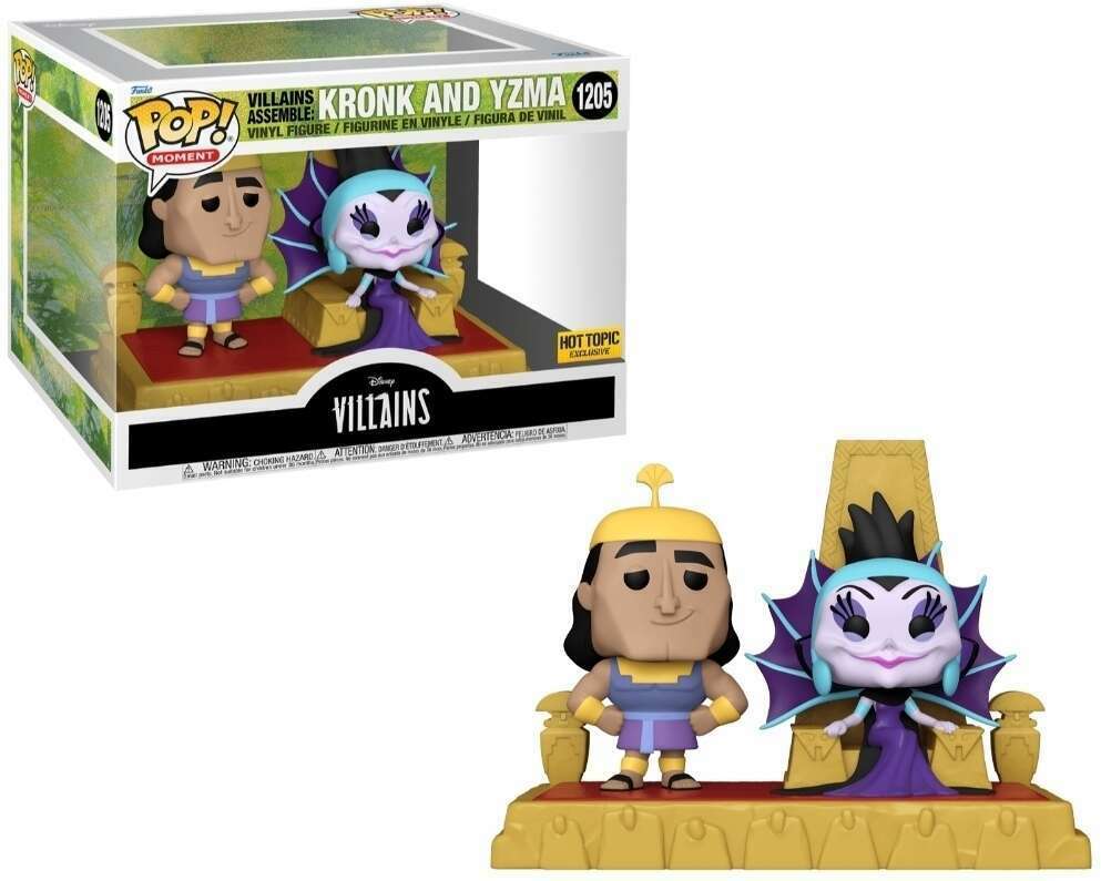 Funko POP! Moment Disney Villains Assemble Emperor's New Groove Kronk and Yzma #1205 Exclusive