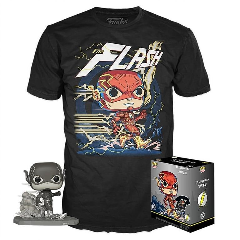 Funko POP! Tees: Jim Lee POP and The Flash T-Shirt - 2X-Large