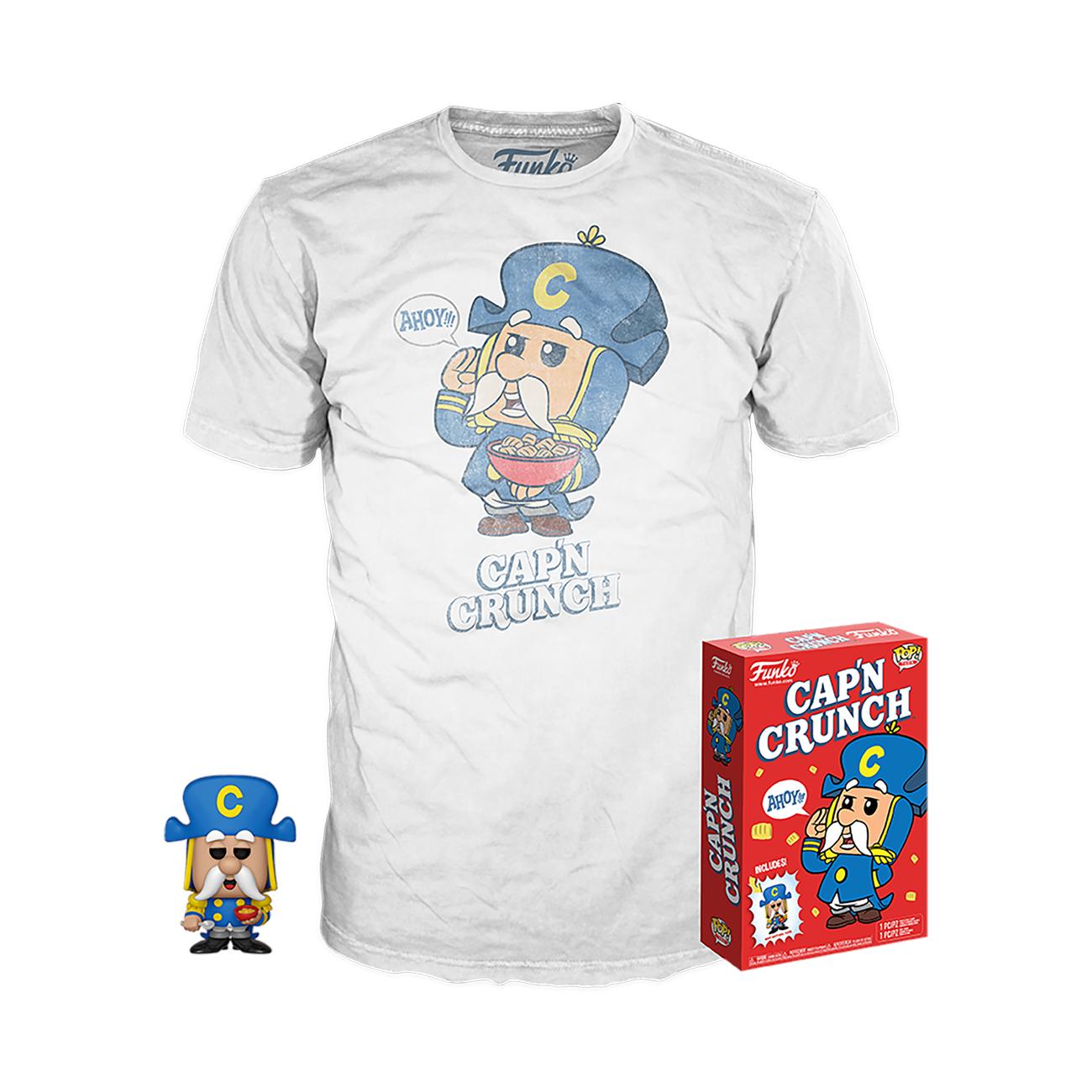 Funko POP! Tees Cap'n Crunch Pocket POP! with Size XL T-Shirt Collectors Box