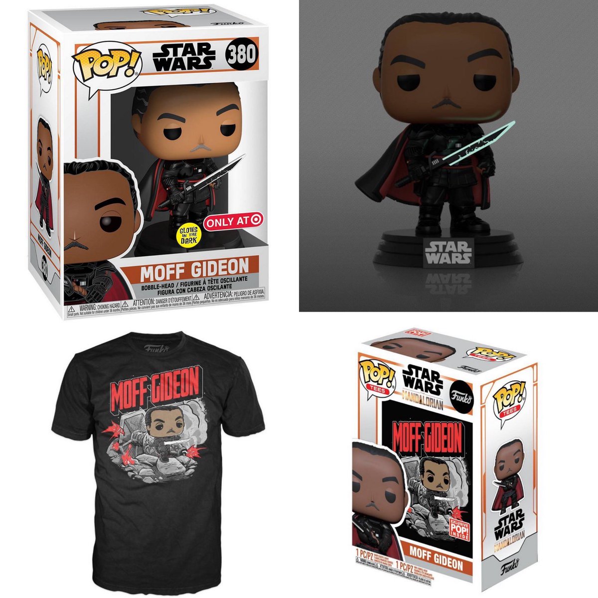 Funko POP! Collector's Box: Star Wars The Mandalorian - Moff Gideon POP & 2XL Tee Exclusive