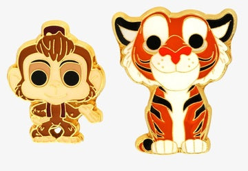 Funko POP! Pins Disney Aladdin - Rajah Abu 2-Pack