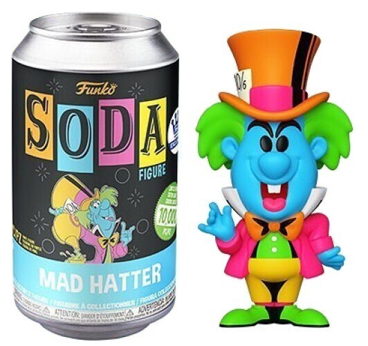 Funko Soda Alice in Wonderland - Mad Hatter [Black Light] LE 10,000 Funko Shop Exclusive