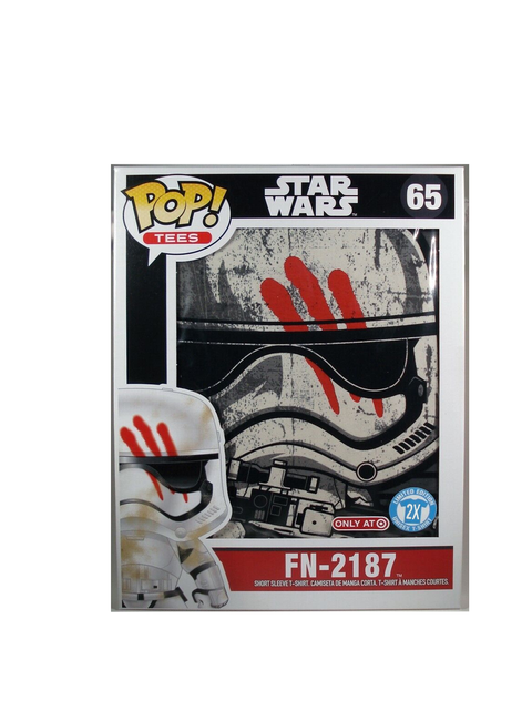 Funko POP! Tees Star Wars FN-2187 Finn #65 Size 2XL T-Shirt
