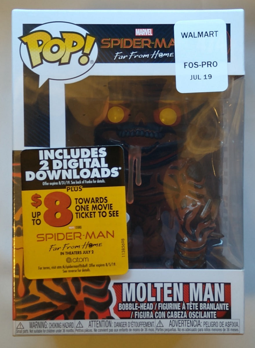 Molten Man Funko Pop Digital Download Exclusive