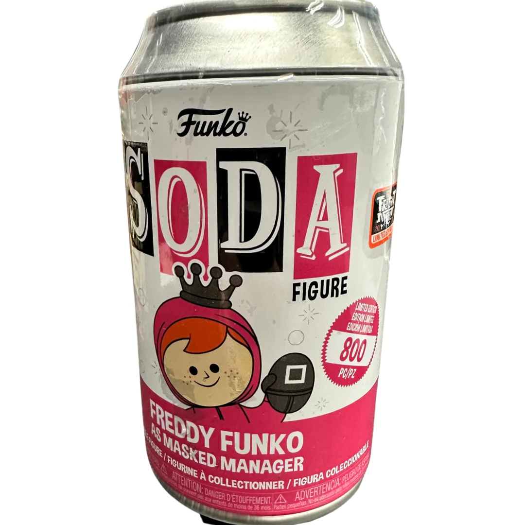 Funko Vinyl Soda Freddy Funko as Masked Manager LE 800