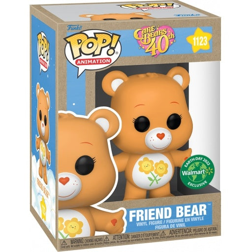 Funko POP! Animation Care Bears 40th Earth Day Friend Bear #1123 Exclusive