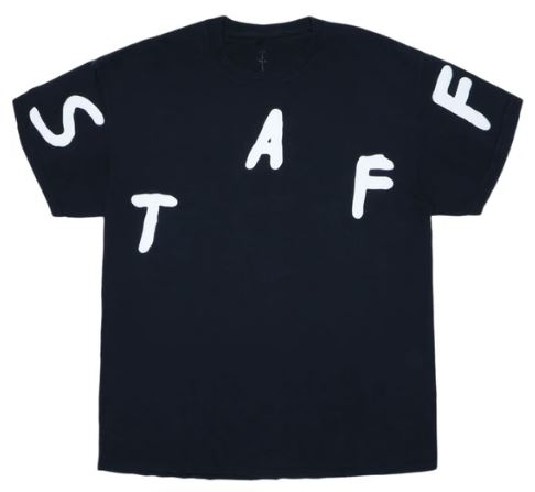 Travis Scott Astrofest Staff 2019 Tee Black