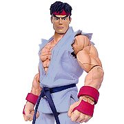 Street Fighter Round 1 Ryu 6" Action Figure - Gray Costume