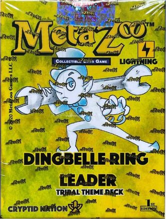 Kickstarter MetaZoo TCG: Cryptid Nation Base Set Dingbelle Ring Leader Tribal Theme Deck [1st Edition]