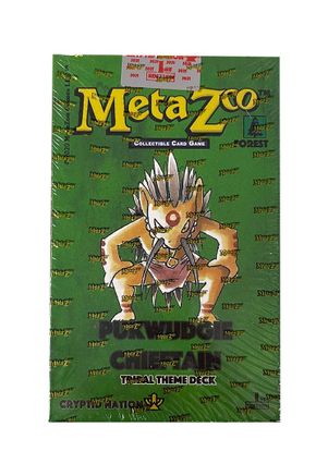 MetaZoo TCG: Cryptid Nation Base Set Pukwudgie Chieftain Tribal Theme Deck [1st Edition]