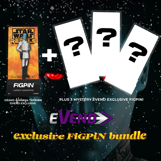 FiGPiN Grand Admiral Thrawn + 3 Mystery Exclusive FiGPiN Bundle