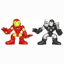 Marvel Superhero Squad Series 16 Iron Man & War Machine Action Figure 2-Pack