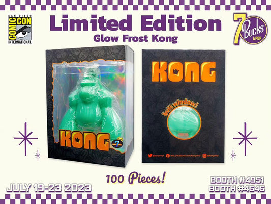 7BAP Exclusive Glow Frost Kong by Plastic Empire