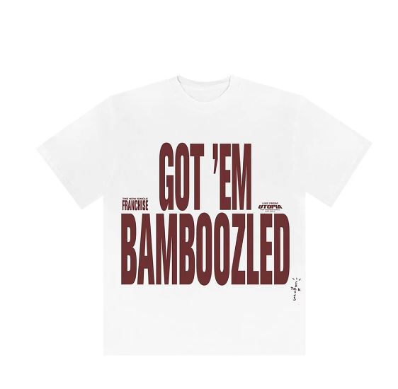 Travis Scott Franchise Promo Yup/Bamboozled T-Shirt White