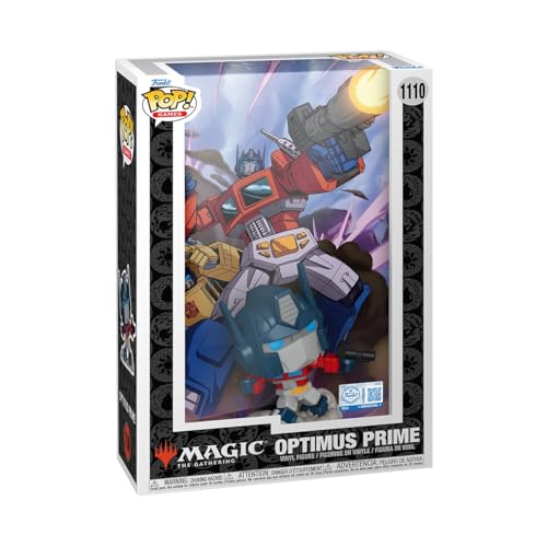 Funko Pop! Comic Cover: Transformers X Magic the Gathering - Optimus Prime - Collectable Vinyl Figure - Gift Idea - Official Merchandise - Toys for Kids & Adults - Cartoon Fans