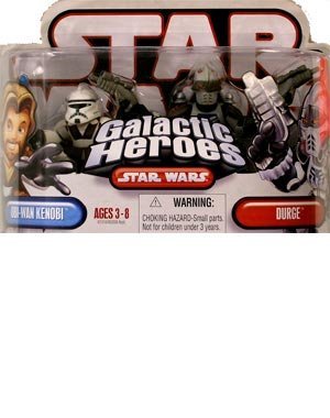 Star Wars Galactic Heros OBI-Wan Kenobi & Durge