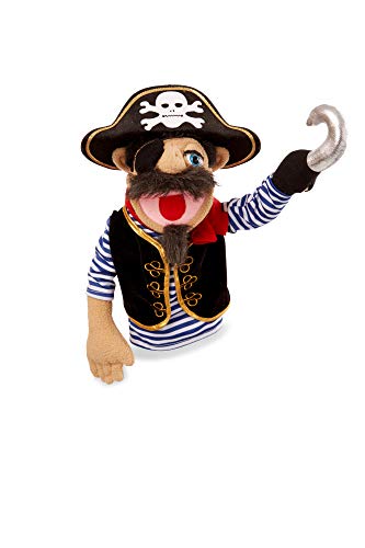 Melissa & Doug Pirate Puppet (Barnacle Bart) with Detachable Wooden Rod