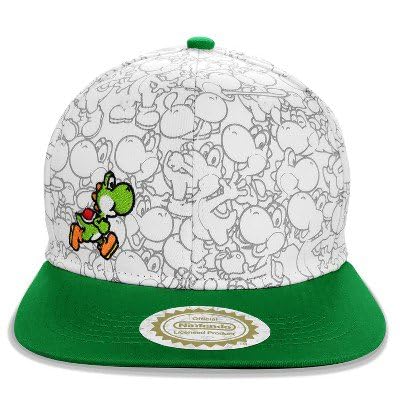 Controller Gear Official Nintendo Mario Running Youshi Cartoon, Green/White