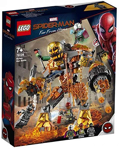 LEGO Marvel Spider-Man Far From Home Molten Man Battle 76128