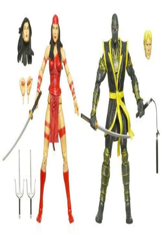 MARVEL LEGENDS 2 PK FIGURE - ELEKTRA & RONIN