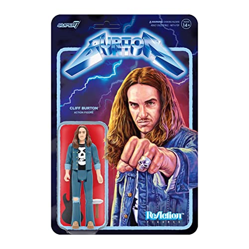 Super7 Cliff Burton Reaction Figure 3.75"