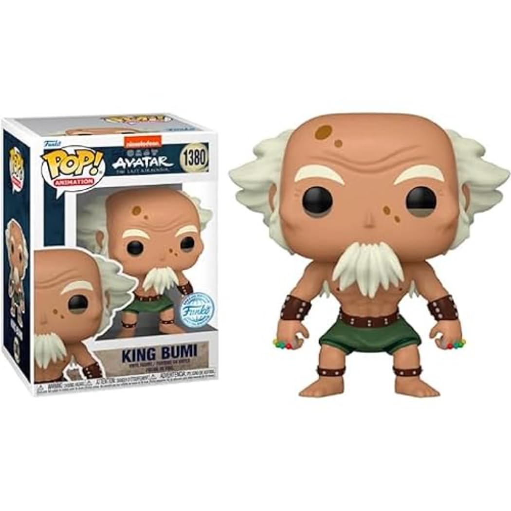 Funko Avatar: The Last Airbender King Bumi Pop! Vinyl Figure #1380 - Entertainment Earth Exclusive