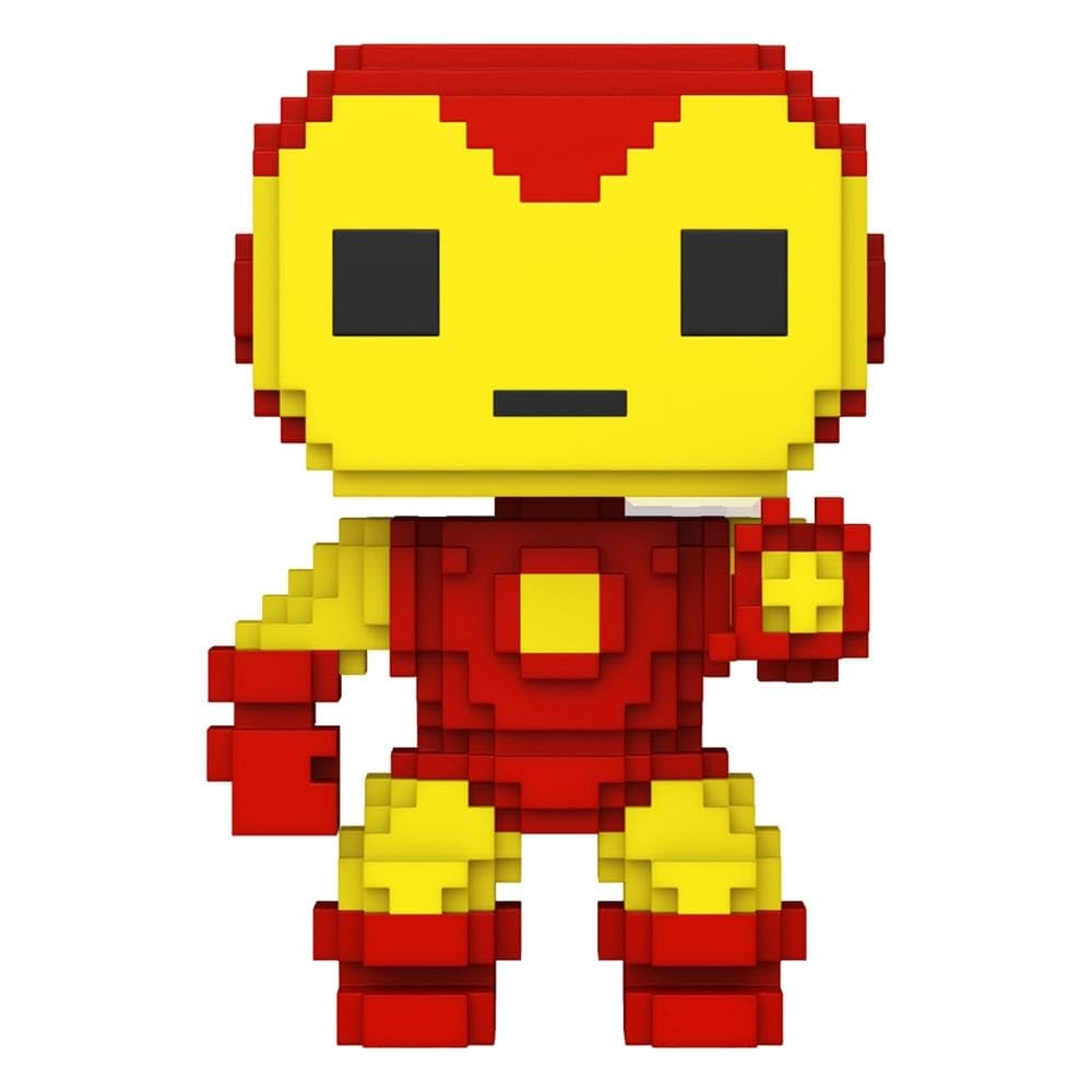 Funko Pop! Marvel: 8-Bit - Iron Man - Marvel Comics - Marvel Comics - Collectible Vinyl Figure - Gift Idea - Official Merchandise - Toys for Children and Adults - Comic Books Fans